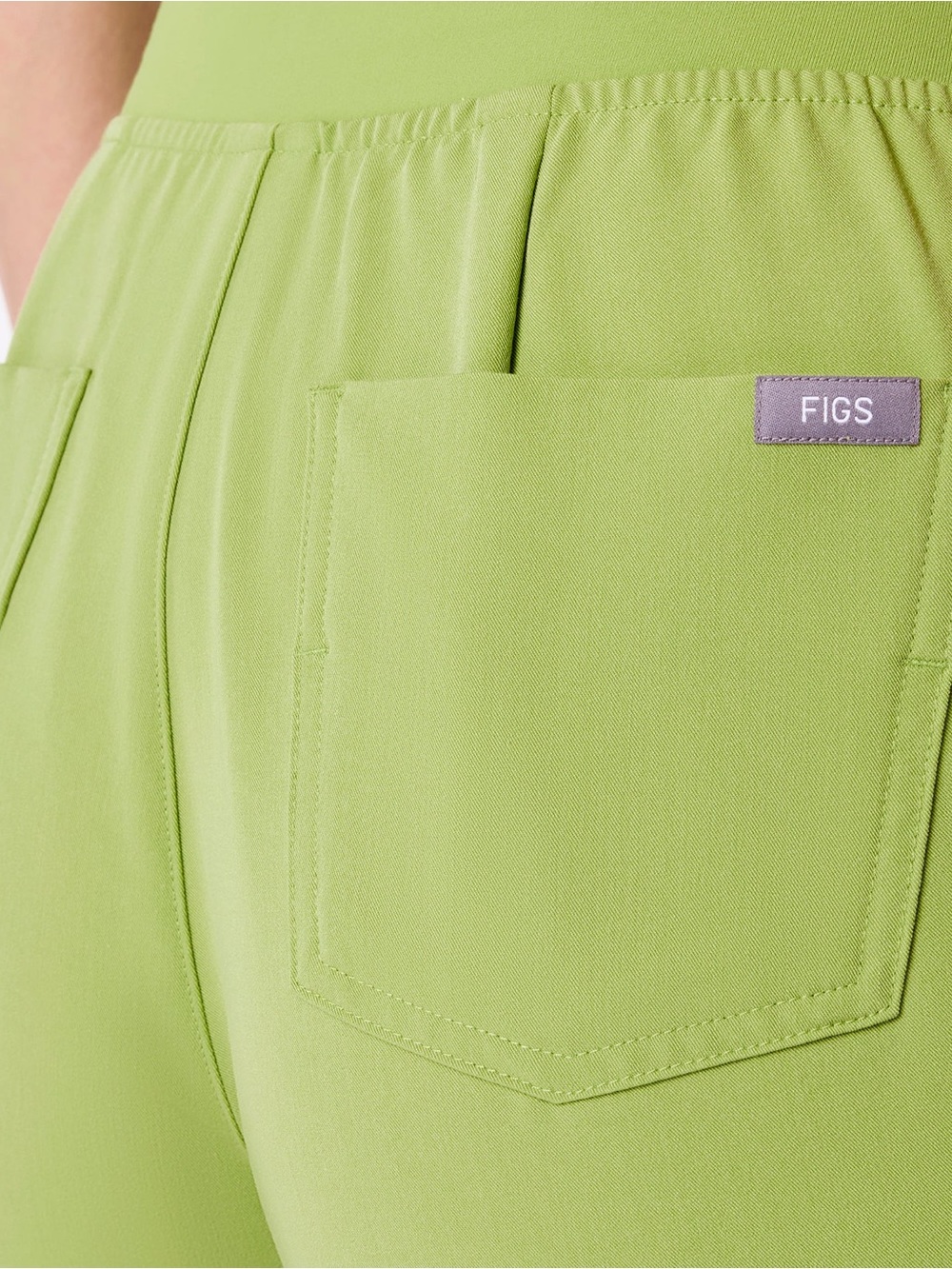 FIGS ZAMORA HIGH-RISE JOGGER SCRUB PANT™ IN MATCHA - Picture 8 of 12